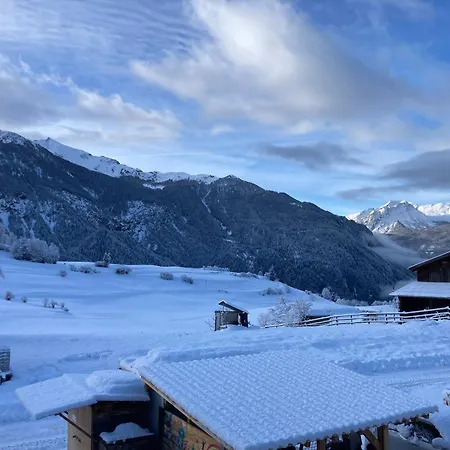 Ferienwohnung Auf Ziegenhof Alvaneu Buitenkant foto